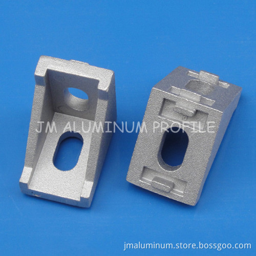 CNC DIY Accessories 2028 2020 Corner Angle L Brackets Connector Fasten Fitting Long Hole for Aluminum Profile 2020 20X20